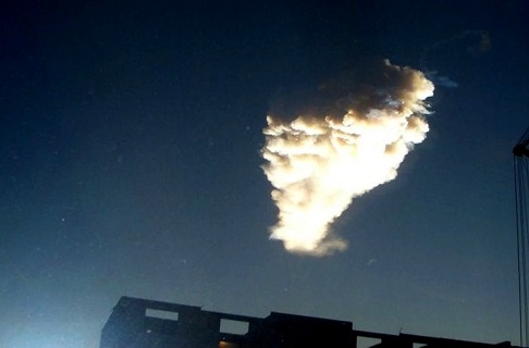 Rusya’ya Meteor Düştü